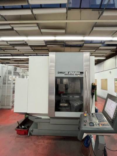 فرز CNC دکل ماهو 5 محور همزمان آلمان مدل DECKEL MAHO 50 EVO